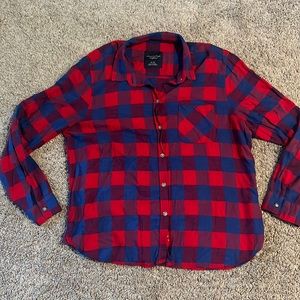 American eagle plaid ahirt, size xl
